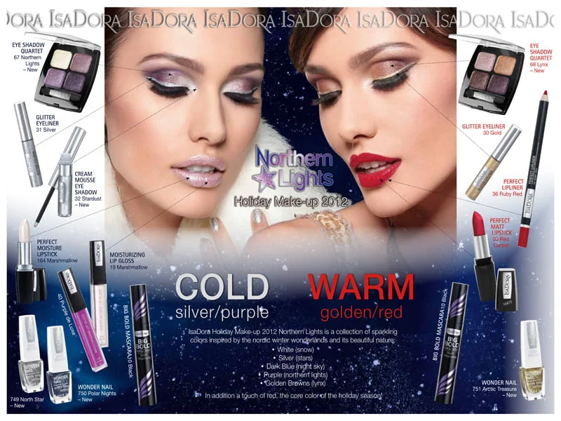 IsaDora Holiday Makeup 2012