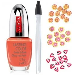 Pupa Nail art orange fruits