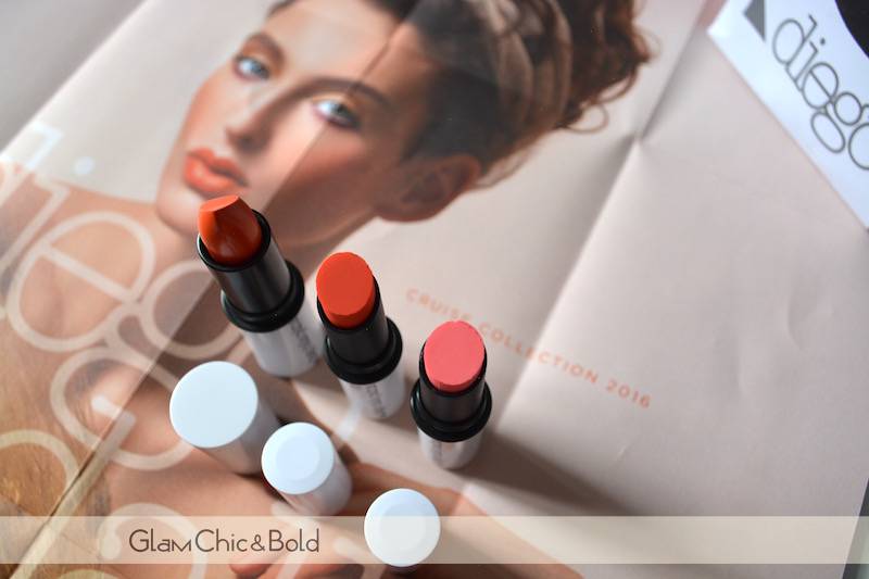 Red Orange Lipstick & Shiny Lipstick Cruise Collection Diego Dalla Palma