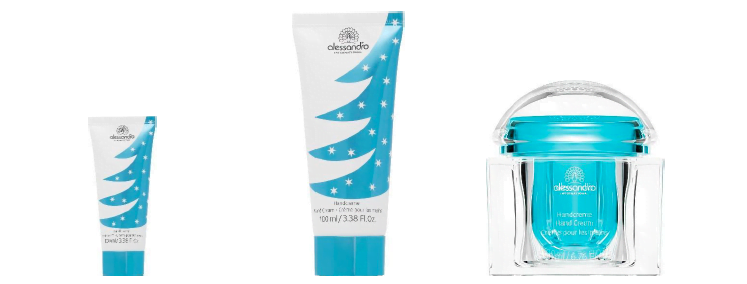 crema mani Alessandro International per Natale