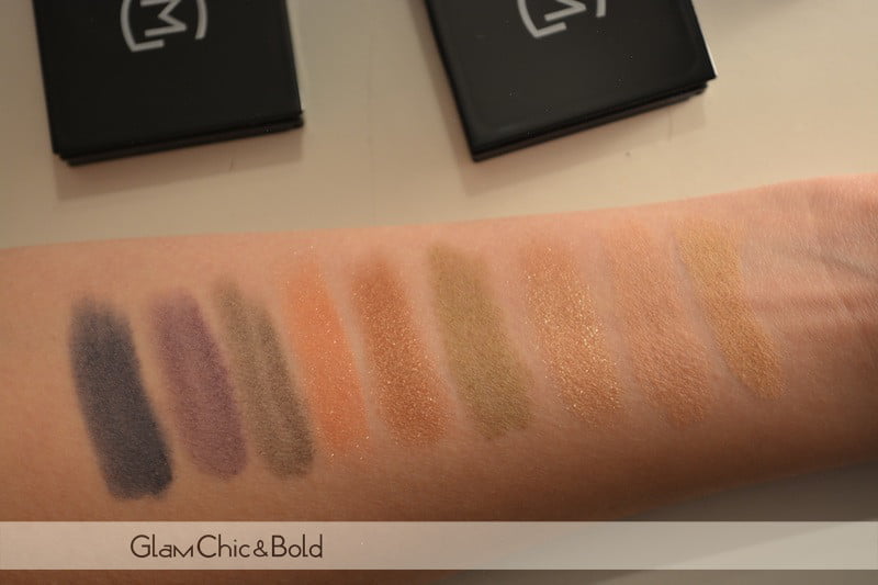 Corail collection eye shadows