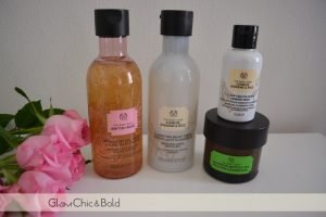 The body shop face cleaning products